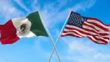 Bandera de M�xico y Estados Unidos