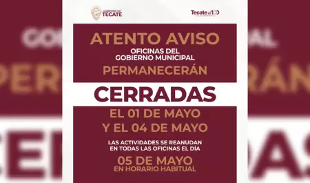 Ayuntamiento de Tecate suspender� labores