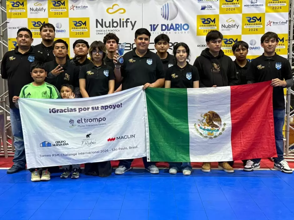 Ganan j�venes de Tijuana torneo de rob�tica en Brasil