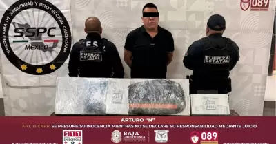 Arrestan a "El Pelucas", presunto integrante de grupo delictivo en Tijuana