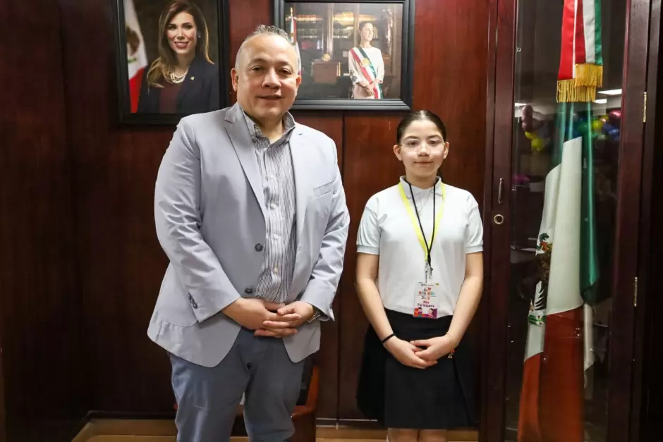 Ni�a secretaria general impulsa derechos de ni�as, ni�os y adolescentes en BC