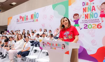Fomenta gobernadora Marina del Pilar liderazgo de la ni�ez bajacaliforniana en e