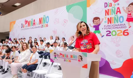 Fomenta gobernadora Marina del Pilar liderazgo de la ni�ez bajacaliforniana en e