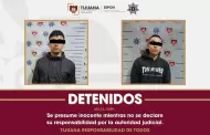 Asegura Polic�a Municipal de Tijuana a dos personas por la portaci�n de sustancias prohibidas y su presunta responsabilidad en un asalto con violencia
