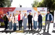Celebra alcaldesa Claudia Agat�n a ni�ez del Programa Ahijado y Ahijada DIF