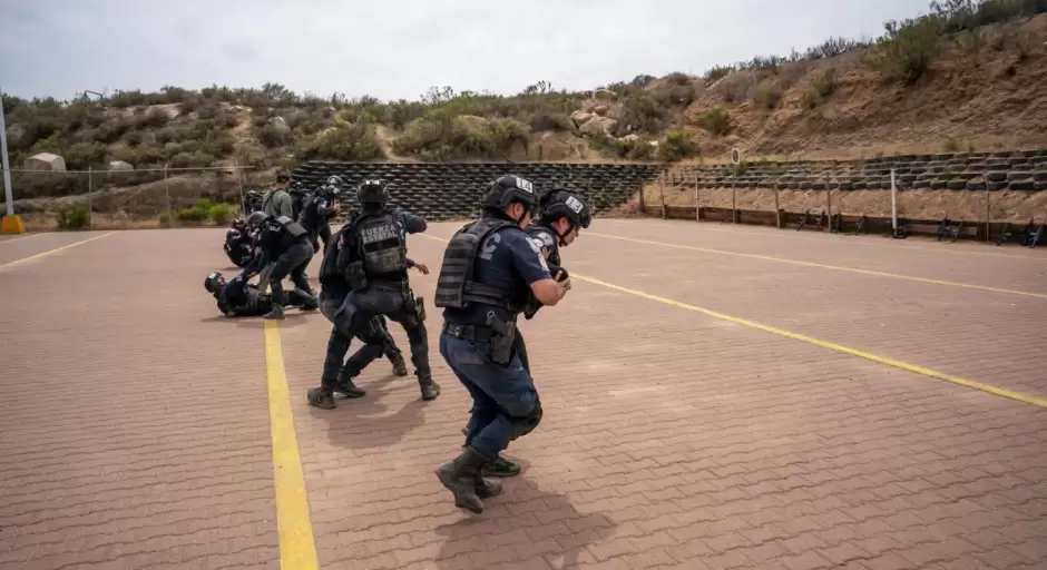 Refuerzan preparaci�n de polic�as estatales en reacci�n inmediata