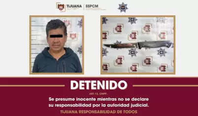 Detienen a sujeto por violencia contra la mujer, amenazas y lesiones