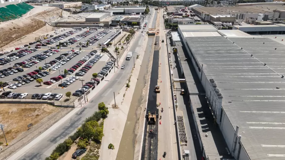 Avanzan obras para reducir descargas al R�o Tijuana y fortalecer el saneamiento