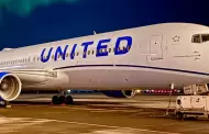 Vuelo de United Airlines impacta poste y aterriza en Nueva Jersey sin heridos