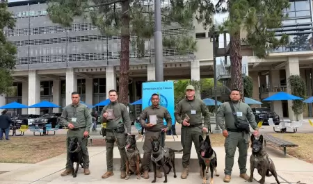 Binomios caninos de la FESC triunfan en competencia K-9 en San Diego