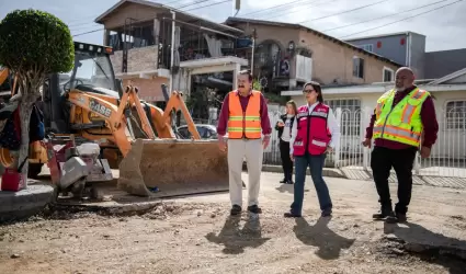 Entrega M�nica Vega obra de drenaje en fraccionamiento Las Californias