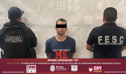 Detienen a hombre con fentanilo en Tijuana; decomisan m�s de 46 gramos