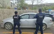 Localizan auto con reporte de robo en �rea rural de Tecate