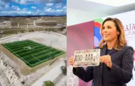 Anuncia gobernadora Marina del Pilar m�s canchas y recuperaci�n de espacios para BC con programa federal "Mundial Social"