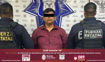 Detiene Escuadr�n Violeta a hombre por agredir y amenazar a su pareja en Mexical