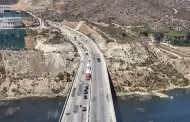 Inician trabajos de reparaci�n de pavimento concreto en zona de puente de la presa en el Corredor 2000