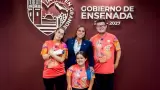 Claudia Agat�n refrenda su apoyo a las y los atletas ensenadenses