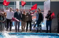 Entrega Ismael Burgue�o alberca remodelada de la Unidad Deportiva Tijuana