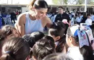 Contin�a gobernadora Marina del Pilar entrega de aires acondicionados en planteles educativos