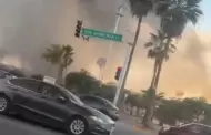 Incendio desata caos y evacuaci�n masiva en plaza comercial de Los Mochis