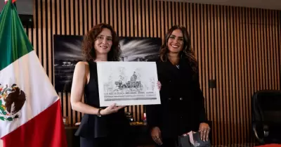 Isabel D�az Ayuso y Alessandra Rojo de la Vega