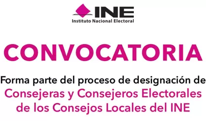 Convocatoria para participar como Consejeras y Consejeros Electorales para el Pr