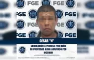 Vinculaci�n a proceso a hombre por da�os agravados mediante incendio en empresa