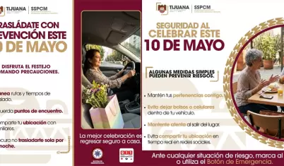Recomendaciones para traslados seguros durante festejos del D�a de las Madres