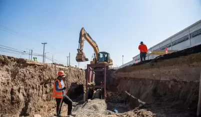 Obras de agua potable y saneamiento en la Zona Este de Tijuana