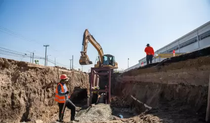 Obras de agua potable y saneamiento en la Zona Este de Tijuana