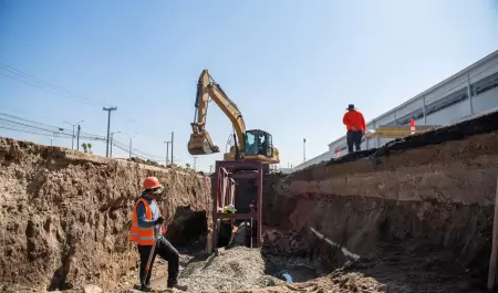 Obras de agua potable y saneamiento en la Zona Este de Tijuana