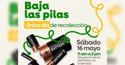 Jornada de acopio de bater�as alcalinas por D�a Mundial del Reciclaje