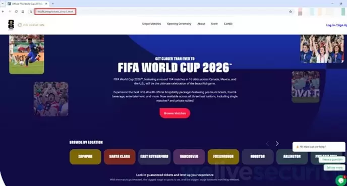 Detectan 5 sitios falsos que suplantan a FIFA
