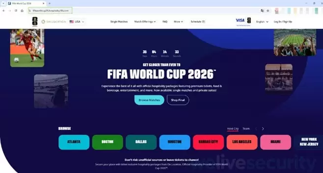 Detectan 5 sitios falsos que suplantan a FIFA