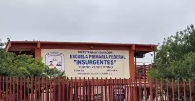 Primaria Insurgentes ubicada en la colonia Villas de Baja California
