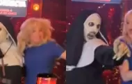 Anna Faris baila con "La monja" en M�xico