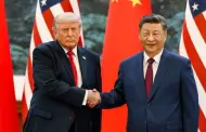 Trump en Pek�n con 17 super CEO's, busca integrar Consejo de Comercio