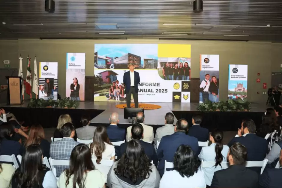 Tijuana fue sede del Informe Anual del Dr. Fernando Le�n, Rector de CETYS