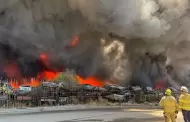 Implementa Gobierno de Ensenada medidas de emergencia ante incendio en sector oriente de la ciudad
