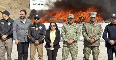 M�s de 22 toneladas de droga bajo una tormenta de fuego