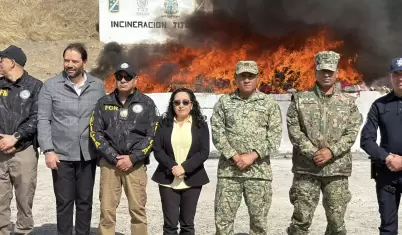M�s de 22 toneladas de droga bajo una tormenta de fuego