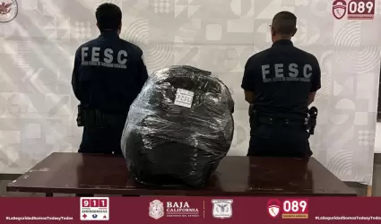 Asegura FESC m�s de 17 kilos de marihuana durante operativo en Tijuana