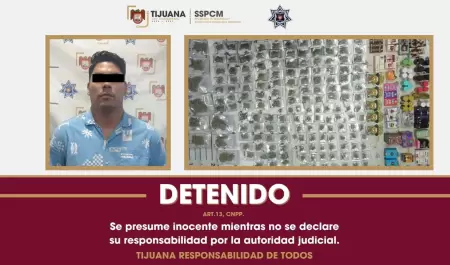 Detenido con droga y vapeadores con derivados de marihuana en Zona Centro de Tij