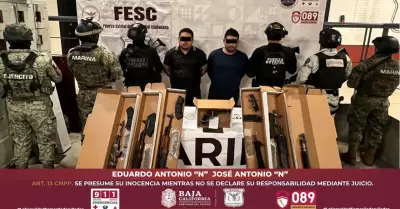 Presuntos generadores de violencia con arsenal y m�s de mil cartuchos