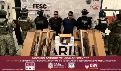 Presuntos generadores de violencia con arsenal y m�s de mil cartuchos