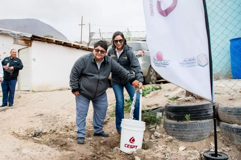 CESPT instala tomas comunitarias y lleva agua potable a familias de Tijuana