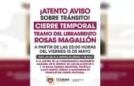 Informa Gobierno Municipal cierre temporal en Libramiento Rosas Magall�n por maniobras de montaje de puente peatonal