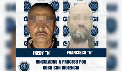 Acusados de robo con violencia en Tijuana