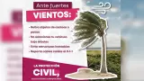 Fuertes rachas de viento este fin de semana