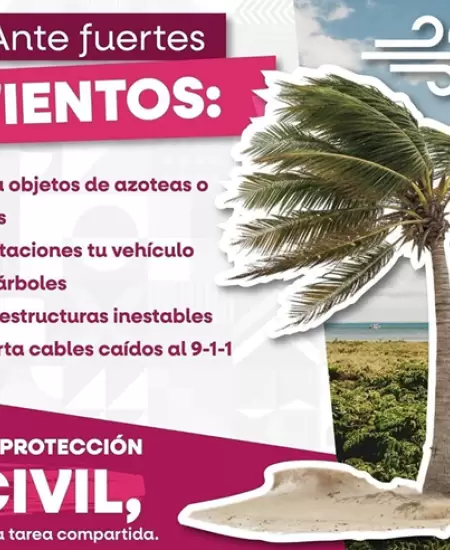 Fuertes rachas de viento este fin de semana